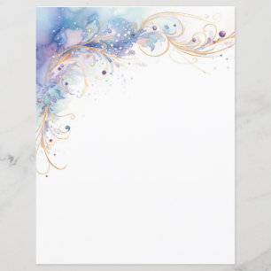 Watercolor Swirls