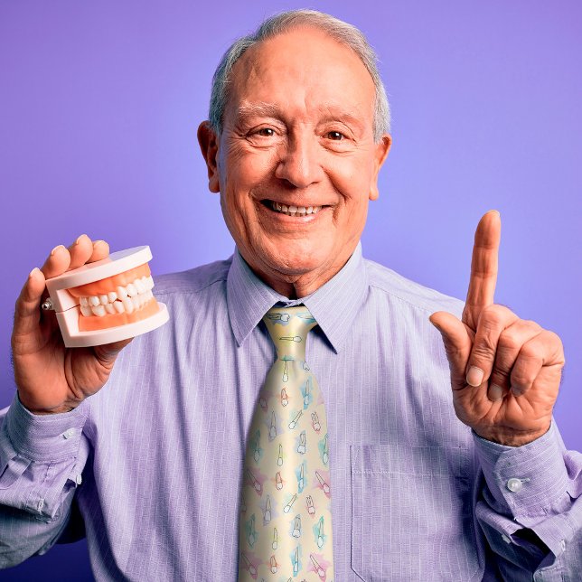 Watercolor Teeth Tie (Creator Uploaded)