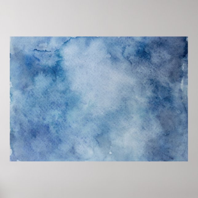 Watercolor texture background paint poster (Front)