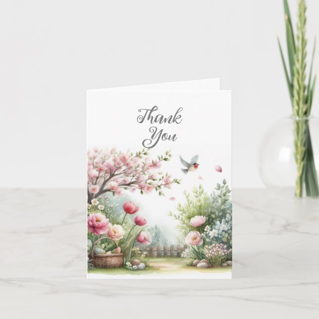 Watercolor Thank You Card (Front)