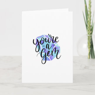 Watercolor Thank You Card