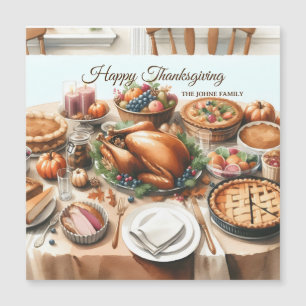 Watercolor Thanksgiving Illustration