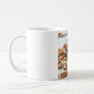 Watercolor Thanksgiving Illustration Coffee Mug