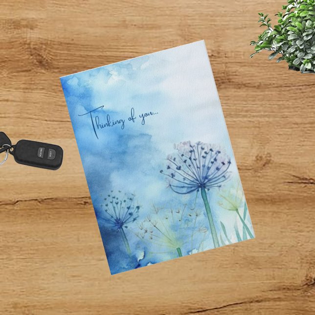 Watercolor Thinking of You Card (Creator Uploaded)