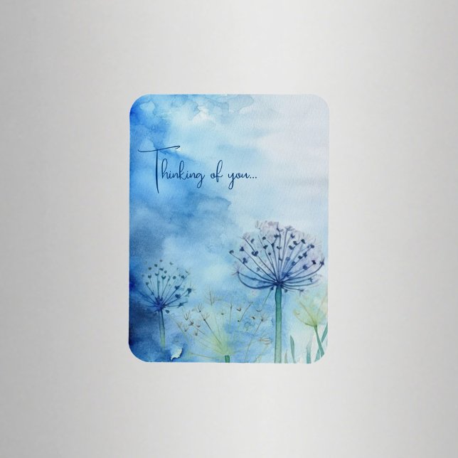 Watercolor Thinking of You Magnet (Creator Uploaded)