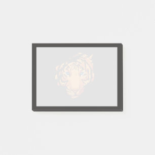 Watercolor Tiger Head Design Post-it Notes