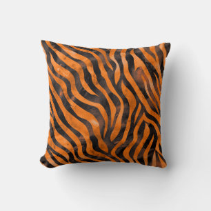 Watercolor Tiger Print Cushion