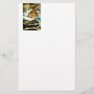 Watercolor Tiger Stationery