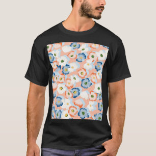Watercolor Tiny Flowers: Vintage Pattern T-Shirt