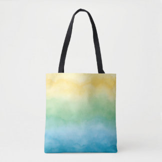 Watercolor tote bag