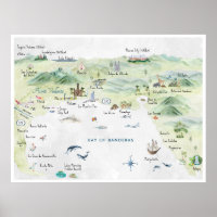 Watercolor Travel Postcard | Puerto Vallarta