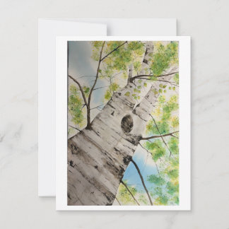 Watercolor Tree Card