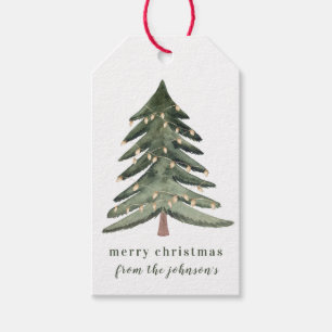 Watercolor Tree Gift Tags