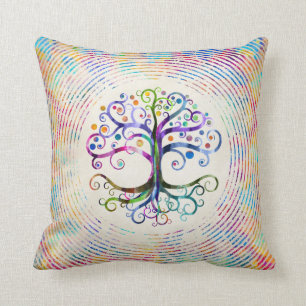 Watercolor Tree of life Cushion