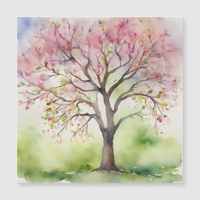 Watercolor Tree Painting (Front)