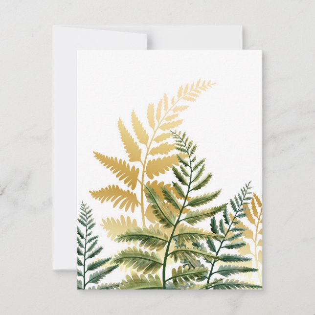 Watercolor Trees 1 Card (Front)