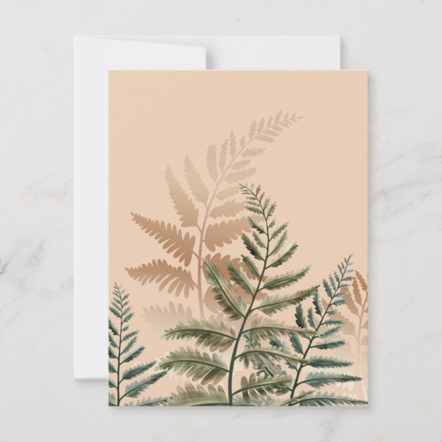 Watercolor Trees 4 Card (Front)