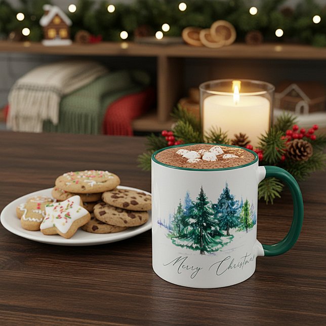 Watercolor trees  mug (Creator Uploaded)