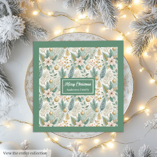 Watercolor Trendy Colours Napkins Modern Holiday