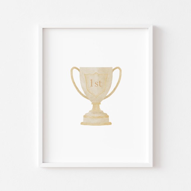 Watercolor trophy poster (Creator Uploaded)