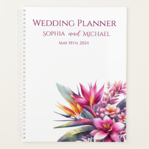 Watercolor Tropical Bliss-Wedding-Planner Planner