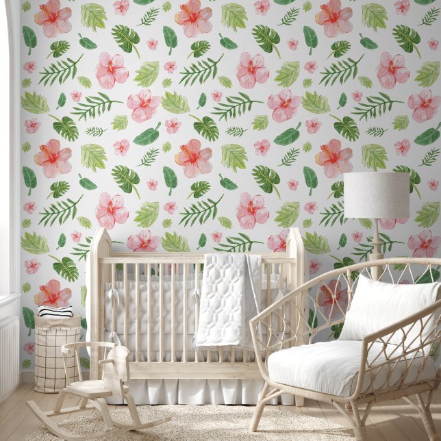 Watercolor Tropical  Wallpaper (Kids)