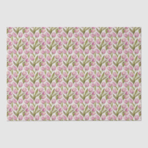 Watercolor Tulips Tissue Paper