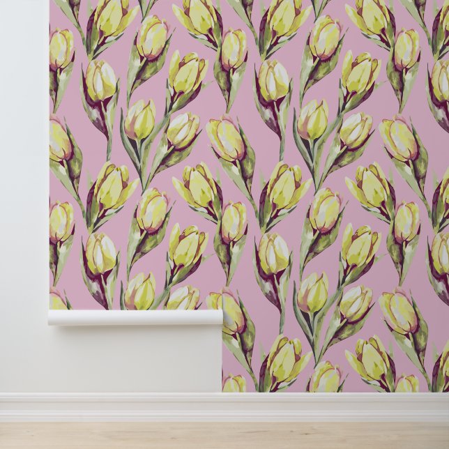 Watercolor Tulips Wallpaper (Application)