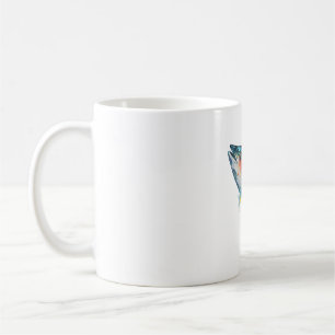 Watercolor Tuna Fish Colourful Saltwater Fishing Coffee Mug