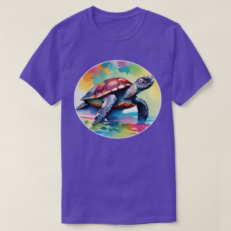Watercolor Turtle T-Shirt