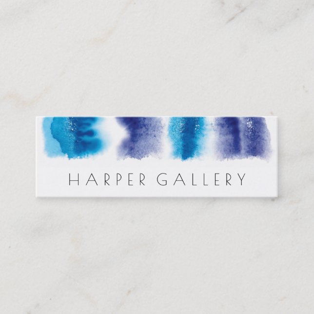 Watercolor Tye-dye Business Card (Front)