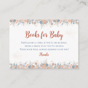 Watercolor Under the Sea Books for Baby Enclosure Card