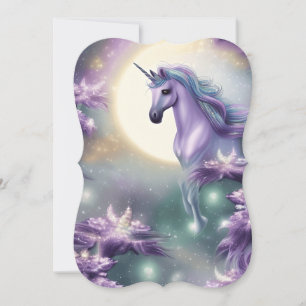 Watercolor Unicorn Card