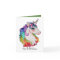 Watercolor Unicorn With Rainbow Hair
