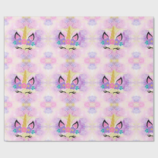 Watercolor Unicorn Wrapping Paper