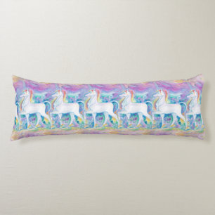 Watercolor Unicorns Body Cushion
