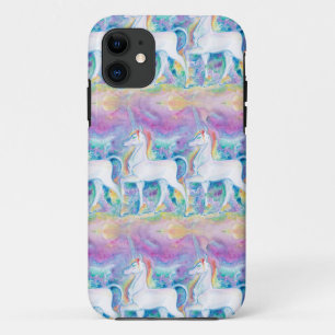 Watercolor Unicorns iPhone 11 Case