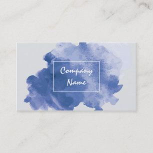 Watercolor Unique Business Cards