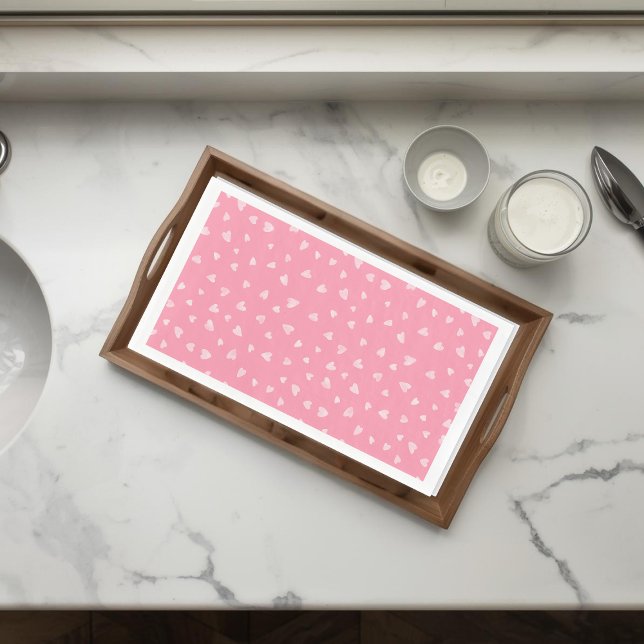 Watercolor Valentine Hearts Paper Guest Towels Napkin (Creator Uploaded)