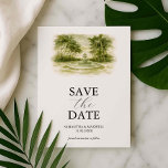 Watercolor Venue Save The Date Template<br><div class="desc">Looking for the best websites for unique wedding save the date designs? If you love custom watercolor artwork and elegant venue-inspired stationery, Do Tell A Belle offers hand painted save the date wedding cards that transform your wedding location into timeless keepsake art. Announce your wedding in refined style with this...</div>