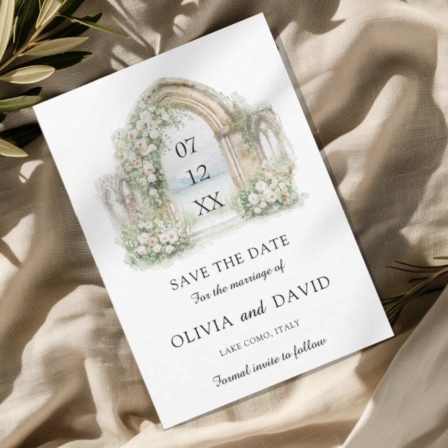 Watercolor Venue Wedding Save the Date (Creator Uploaded)