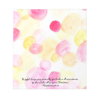 Watercolor Verse  Notepad