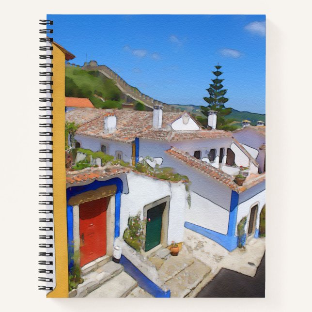 Watercolor village notebook (Front)