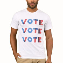 Watercolor VOTE VOTE VOTE Men’s T-shirt