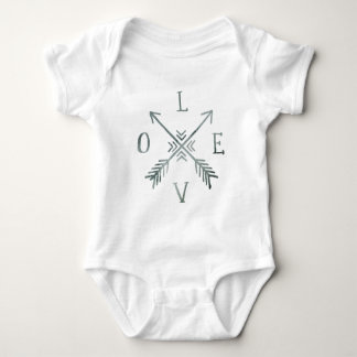Watercolor Wanderlust Adventure III | Love Baby Bodysuit