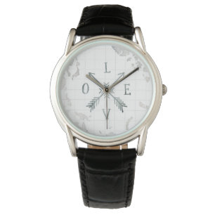 Watercolor Wanderlust Adventure III Love Watch