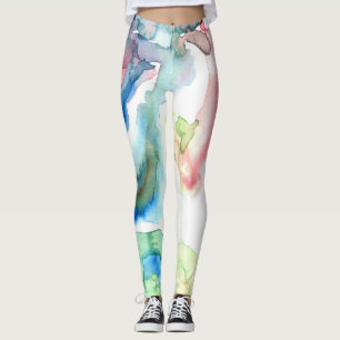 Watercolor Wash Leggings
