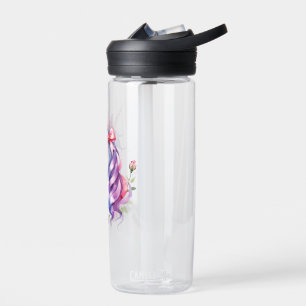 Watercolor water bottle