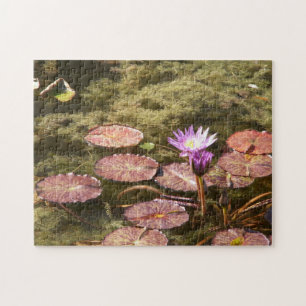 Watercolor Waterlily Jigsaw Puzzle