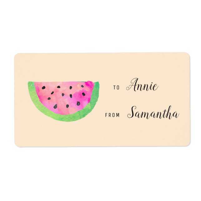 Watercolor Watermelon (Front)